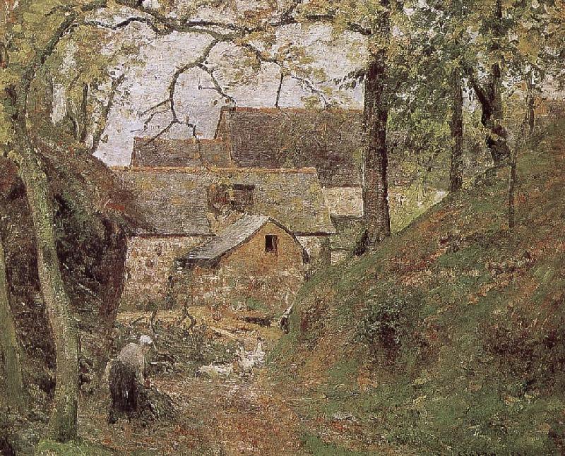 Camille Pissarro Farmhouse Germany oil painting art